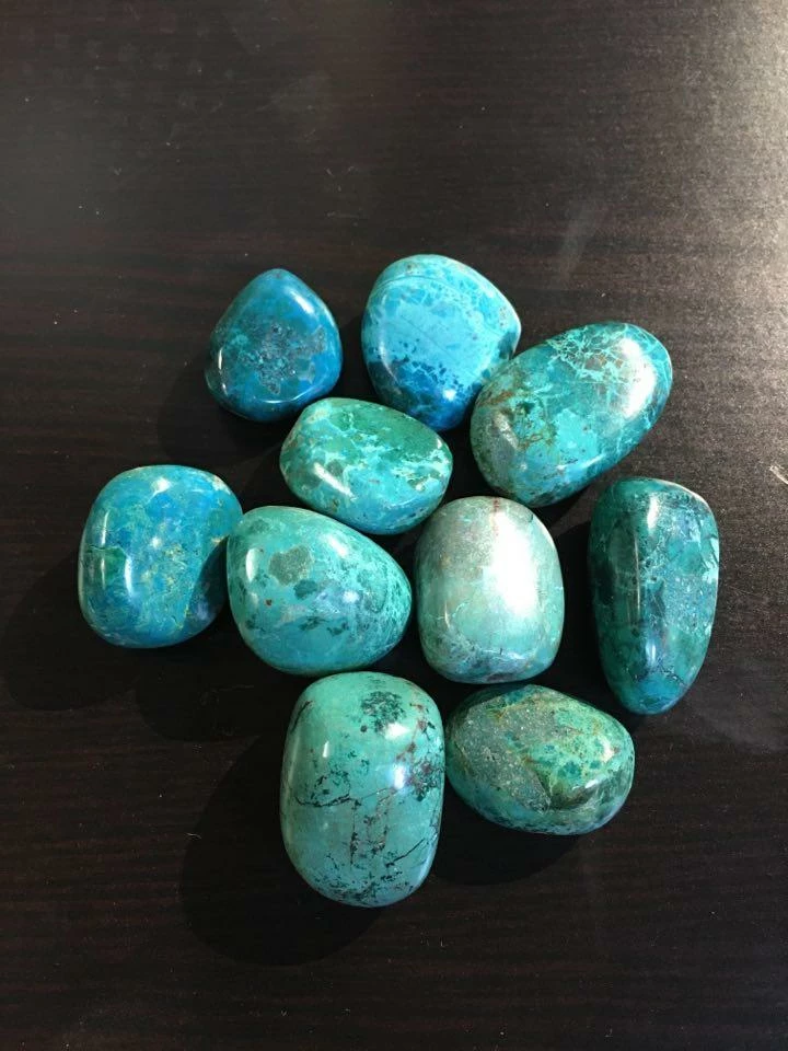 Crystal Crystal / Gemstone Clearance Blue Apatite (Tumbled) 3 Crystal Crystal / Gemstone Clearance Blue Apatite (Tumbled)