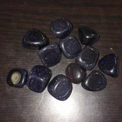 Blue Goldstone (Tumbled Crystal)
