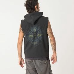 Seed Of Life - Sikuli Hooded Vest ➟ Black Men