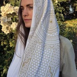 Rythmatix - LIMITED EDITION CASSADY BELL SCARF - White