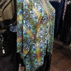 Warrior Within - Green Liquid Light Kimono