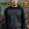 Men Rythmatix - VITALITY LONG SLEEVE (BLACK ON BLACK) T-SHIRT