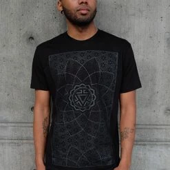 Rythmatix - VITALITY SHORT SLEEVE (BLACK ON BLACK) T-SHIRT Men