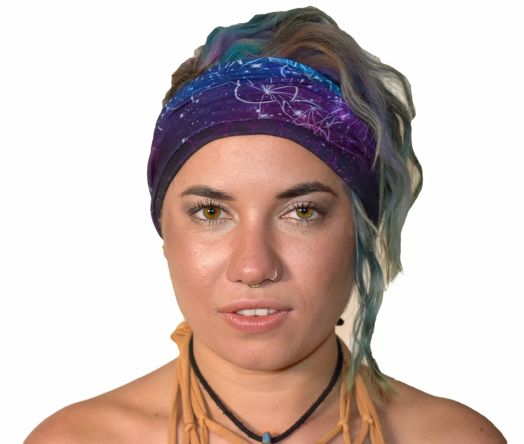 The Headspace Women Monique Munoz - Galaxy - Seamless Bandanna 5 The Headspace Women Monique Munoz - Galaxy - Seamless Bandanna