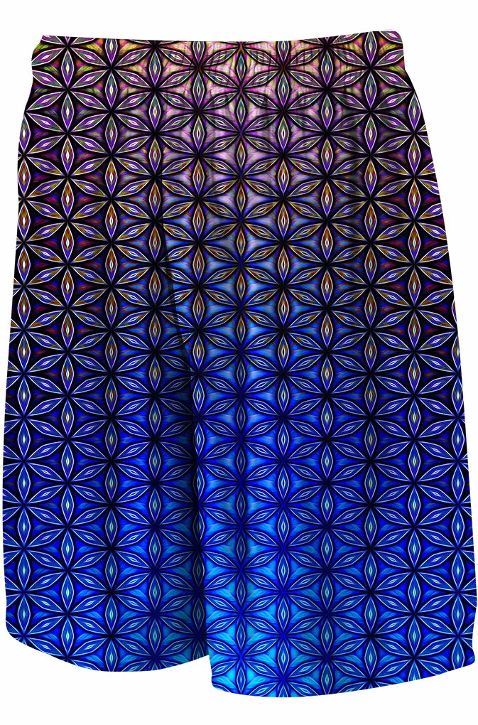 The Headspace PatternNerd - "FOL Purple / Blue Fade" - Gym Shorts - Limited Edition Of 111 3 The Headspace PatternNerd - "FOL Purple / Blue Fade" - Gym Shorts - Limited Edition Of 111