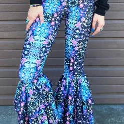 Warrior Within Cyan Liquid Light Pirate Pants