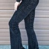 Warrior Within - Midnight Velvet Slim Bell Bottoms Women