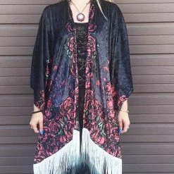 Warrior Within - Grateful Dead Kimono - Bertha In VELVET- Jammin Warrior Collective