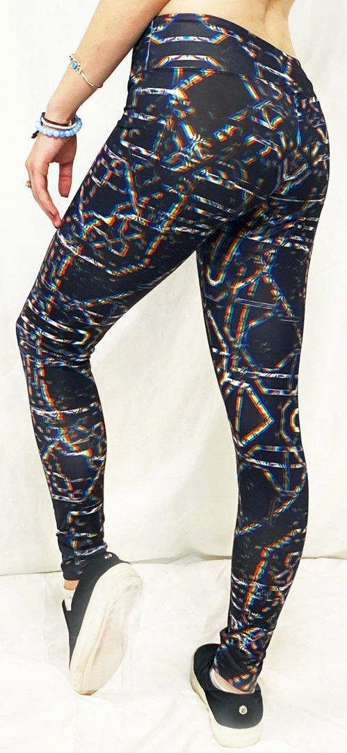 The Headspace Women Daniel W. Prust - Rainbow Grid - Active Leggings - Limited Edition Of 111 4 The Headspace Women Daniel W. Prust - Rainbow Grid - Active Leggings - Limited Edition Of 111