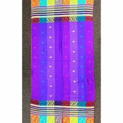 The Headspace Pashmina / Scarf / Shawl Pashmina - Rainbow Stripes - Purple