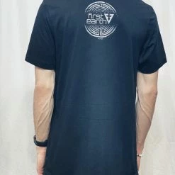 Men First Earth - Asanoha (Black & Gold) T-SHIRT