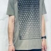 First Earth - Asanoha (Light Gray & Black) T-SHIRT 1 First Earth - Asanoha (Light Gray & Black) T-SHIRT