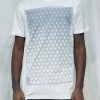 First Earth - Asanoha (White & Silver) T-SHIRT Men