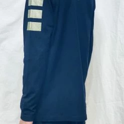 First Earth - Asanoha (Black & Gold) Long Sleeve T-SHIRT Men