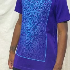 First Earth - Labyrinth (Purple/Aqua) T-SHIRT Men