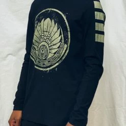 First Earth - Mayan Crop Circle (Gold) Long Sleeve T-SHIRT