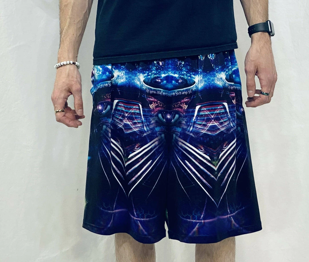 The Headspace Hakan Hisim - Divine Moment Of Truth Gym Shorts - Limited Edition Of 111 4 The Headspace Hakan Hisim - Divine Moment Of Truth Gym Shorts - Limited Edition Of 111