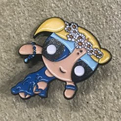 The Headspace POWDER FLUFF GIRLS - BUBBLES Pins