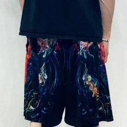 The Headspace Men Silver Arrow Art - "The Observer" - Gym Shorts - Limited Edition Of 111 7 The Headspace Men Silver Arrow Art -