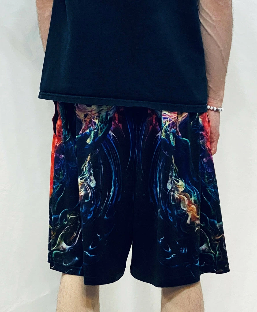 The Headspace Men Silver Arrow Art - "The Observer" - Gym Shorts - Limited Edition Of 111 5 The Headspace Men Silver Arrow Art - "The Observer" - Gym Shorts - Limited Edition Of 111