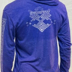 Men First Earth - Labyrinth - Light Weight Pullover - Purple