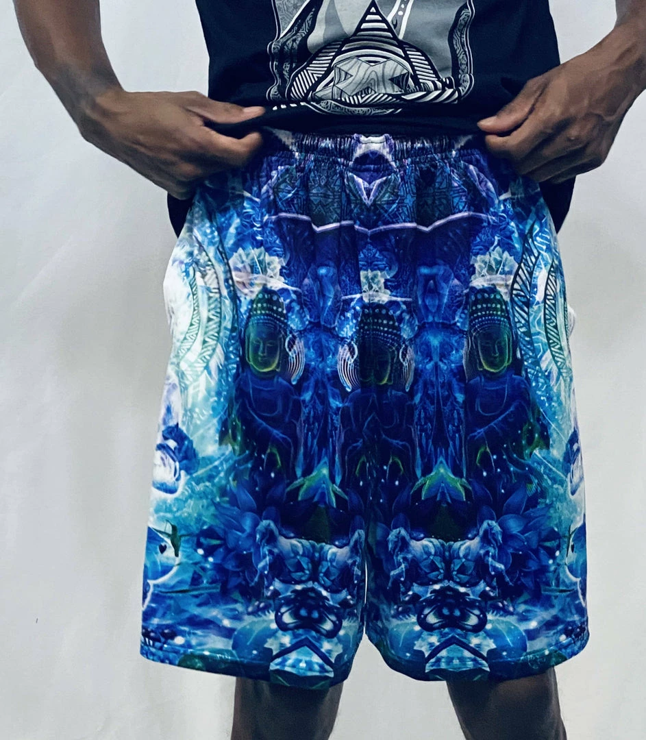 The Headspace Men Cameron Gray - "Observers Of The Sky" - Gym Shorts - Limited Edition Of 111 4 The Headspace Men Cameron Gray - "Observers Of The Sky" - Gym Shorts - Limited Edition Of 111