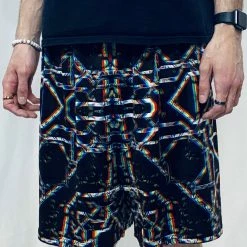 The Headspace Men Daniel W. Prust - Rainbow Grid - Gym Shorts - Limited Edition Of 111