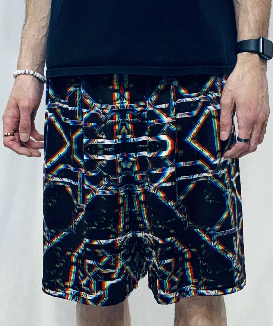The Headspace Men Daniel W. Prust - Rainbow Grid - Gym Shorts - Limited Edition Of 111 3 The Headspace Men Daniel W. Prust - Rainbow Grid - Gym Shorts - Limited Edition Of 111