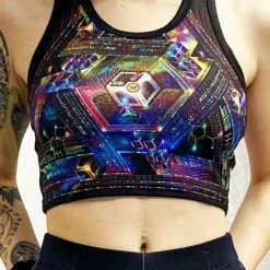 The Headspace Hakan Hisim - Trinary Transcendance - Women's Active Top - Limited Edition Of 111