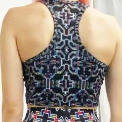 The Headspace Hakan Hisim - Prismatic Grid - Women's Active Top - Limited Edition Of 111 7 The Headspace Hakan Hisim - Prismatic Grid - Women's Active Top - Limited Edition Of 111