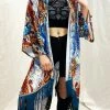 Warrior Within - Android Jones "Swallow Tail" CRUSH VELVET Kimono Women