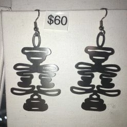 The Headspace Rael Cohen Jewelry - MAYAN STAR EARRINGS STAINLESS STEEL DIM: 5.5cm X 3.5cm