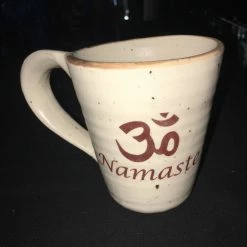 The Headspace Namaste (without Words) - Coffee Mug - Handmade Pottery-style