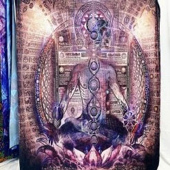 The Headspace Hakan Hisim - Toroidal Tantra - 60' X 80' TAPESTRY