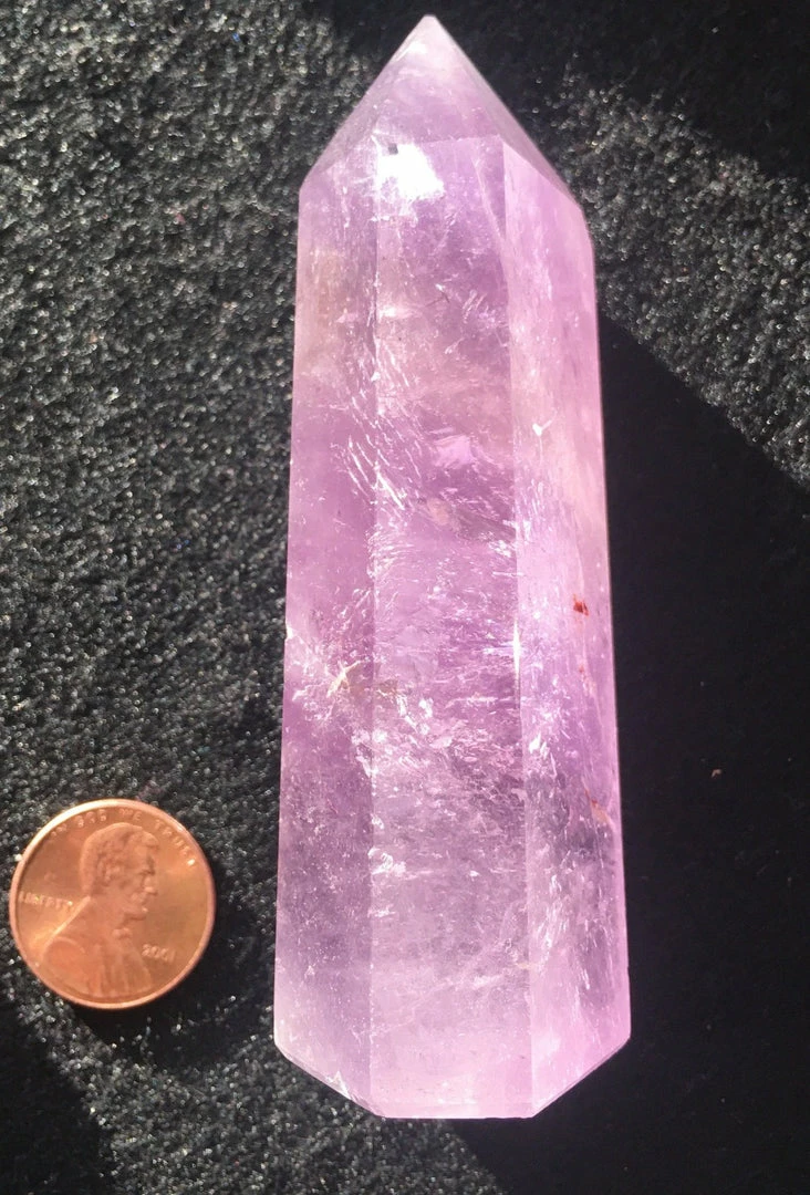 Crystal Amethyst Tower Generator (Smooth) - Large #A 3 Crystal Amethyst Tower Generator (Smooth) - Large #A