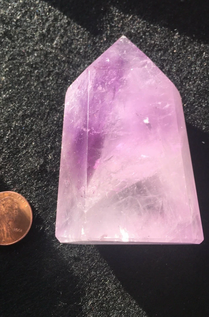 Crystal Amethyst Tower Generator (Smooth) - Large #B 3 Crystal Amethyst Tower Generator (Smooth) - Large #B