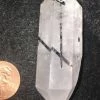 Tourmaline Included Quartz Crystal Point - Medium #F