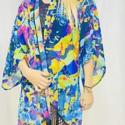 Warrior Within - Sea Visions Liquid Light Kimono Women 7 Warrior Within - Sea Visions Liquid Light Kimono Women