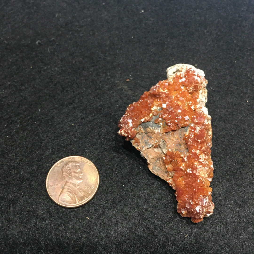 Vanadanite (Raw) Crystal Cluster - Medium #D 3 Vanadanite (Raw) Crystal Cluster - Medium #D