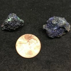 Crystal / Gemstone Clearance Azurite On Malachite Crystal Geode (Raw) - Small