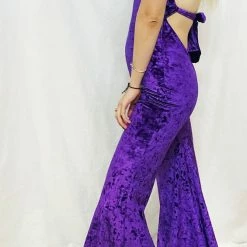 Women Warrior Within - Royal Purple Crush Velvet Onesie