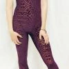 Warrior Within - Maroon Burnout Velvet Panther Ladyhawke Onesie 1 Warrior Within - Maroon Burnout Velvet Panther Ladyhawke Onesie