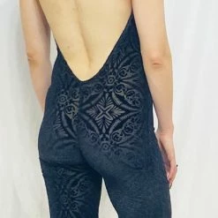 Warrior Within - Midnight Burnout Velvet Mystique Onesie Women