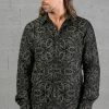 Seed Of Life - "Mexi" LS Button Up - Black Men 2 Seed Of Life - "Mexi" LS Button Up - Black Men