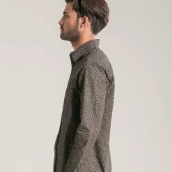 Seed Of Life - "Seeds" LS Button Up - Black Men 11 Seed Of Life -