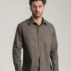 Seed Of Life - "Seeds" LS Button Up - Black Men 14 Seed Of Life -