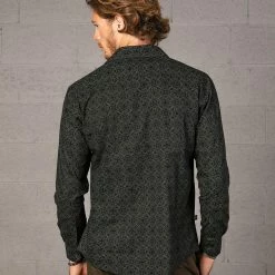 Seed Of Life - "Squarcle" LS Button Up - Black Men 15 Seed Of Life -