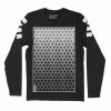 First Earth - Asanoha (Black & White) Longsleeve T-SHIRT Men 1 First Earth - Asanoha (Black & White) Longsleeve T-SHIRT Men