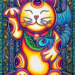 The Headspace John Speaker - Lucky Cat - 60' X 80' TAPESTRY Accessories