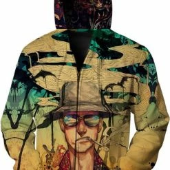 The Headspace Men Monique Munoz - Fear And Loathing Zip Up Hoodie
